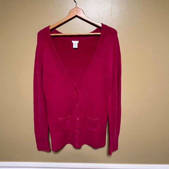 Maurice’s Pink Fuzzy Cardigan - Picture 1 of 7